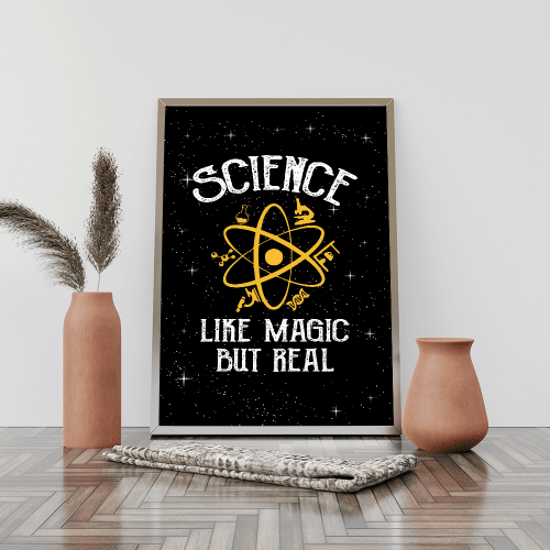 Science Like Magic But Real Canvas