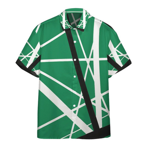 3D Green Frankenstrat Strings Custom Hawaian Shirt Hawaiian Shirt