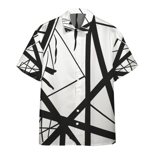 3D White Frankenstrat String Custom Hawaiian Shirt Aloha QT210623Lb