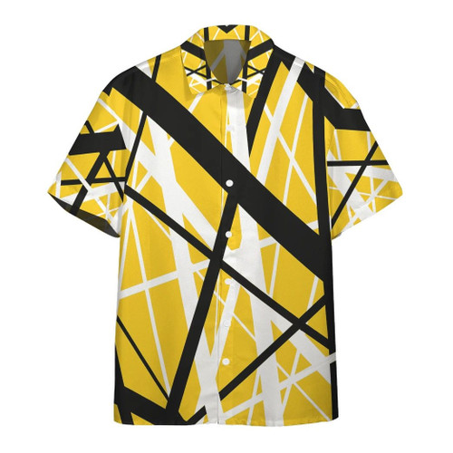 3D Yellow Frankenstrat Strings Custom Hawaian Shirt Hawaiian Shirt