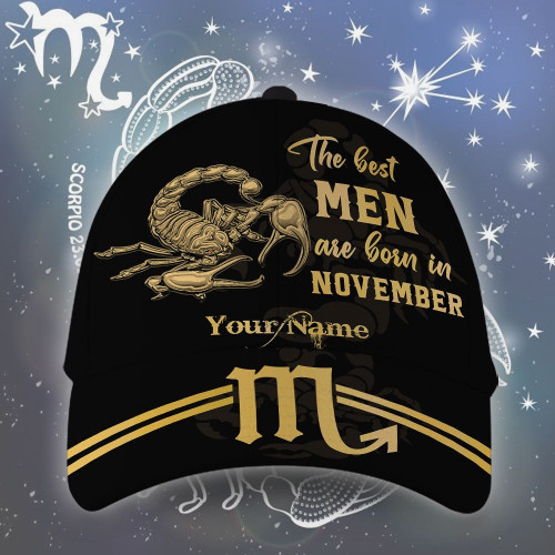 Personalized The Best Man Was Born In November Hat Classic Cap PNG106158Pb