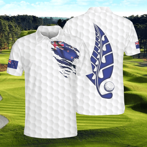 New Zealand Golf Lovers All Over Print Premium Polo Shirt QT207111La