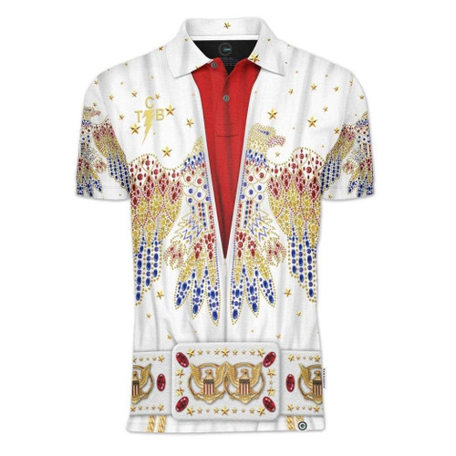 3D Elvis Presley Custom Cosplay Polo Shirts T-Shirts Apparel QT207020