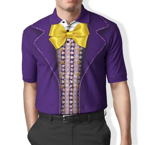 WILLY WONKA AND THE CHOCOLATE FACTORY Custom Cosplay Polo Shirts T-Shirt Apparel QT309369
