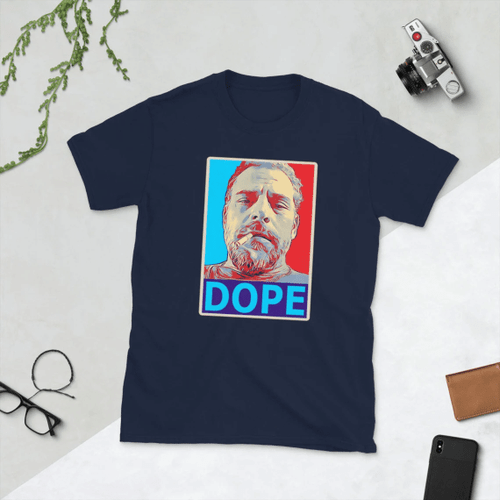 Funny Hunter Biden DOPE HOPE Parody Political Printed Tshirt HY209017