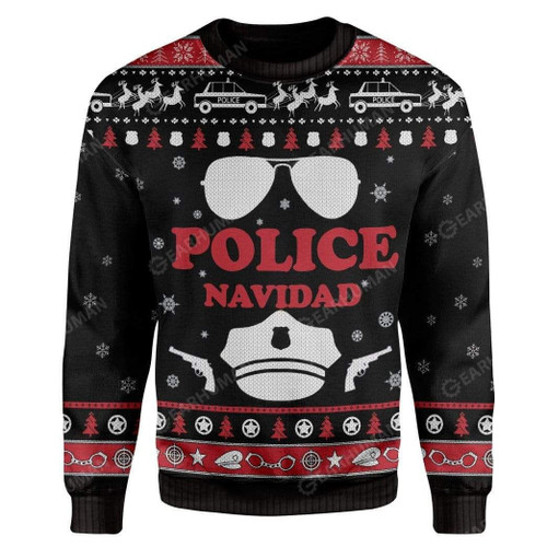 Ugly Sweater Best Gift For Christmas Xmas Christmas Police Navidad custom cosplay Sweater Apparel QT211233Hj