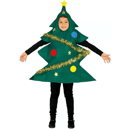 2021 Christmas Tree Cosplay Dress For Adults Woman Kids Mom And Daughter Family Matching Costumes Outfit Halloween