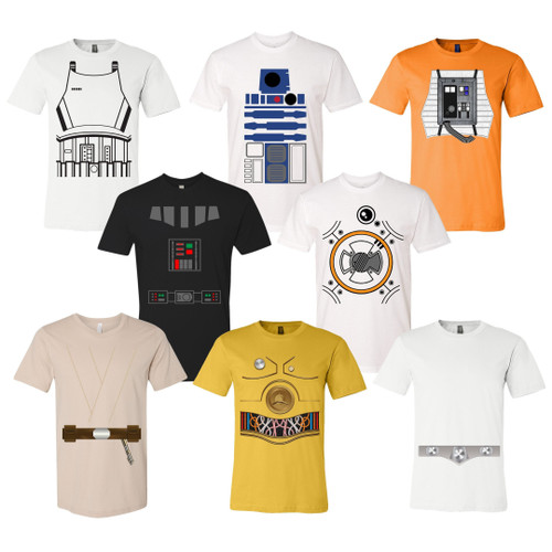 Star Wars Inspired Costume Adult, Youth, Toddler Unisex T-shirt Unisex Cotton Tshirt