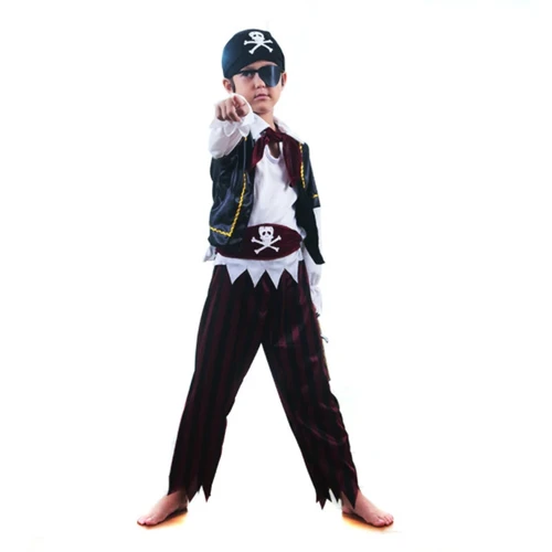 Halloween for Boys Anime Cosplay Costumes Little Pirates Luxury Fantasy Costumes Boys Performance Costumes 2022 New