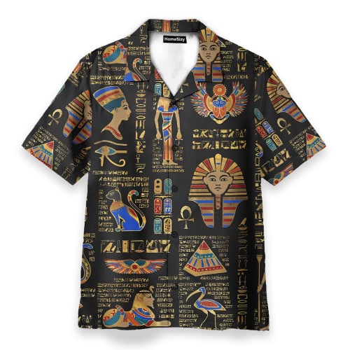 3D Ancient Egyptian Deities Hawaiian Shirt QT304114Lb