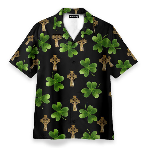 Irish St Patrick's Day Men's Button's Up Shirts - Hawaiian Shirt