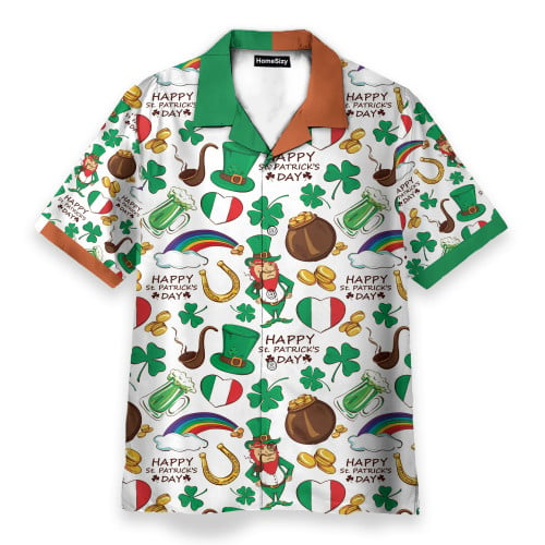 Happy Irish Saint Patrick's Day - Hawaiian Shirt