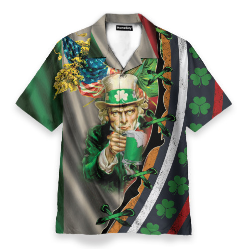 I Want You To Drink Beer Saint Patrick's Day - Hawaiian Shirt