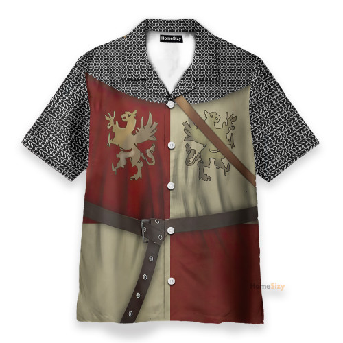 Polish Knight Cosplay Costume - Hawaiian Shirt