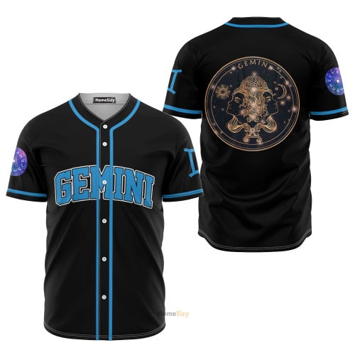 Gemini The Wonderful Zodiac Blue - Baseball Jersey
