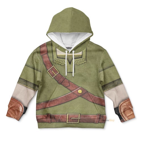 3D The Legend Of Zelda Link Custom Cosplay Costume Kid Hoodie QT205160Hf