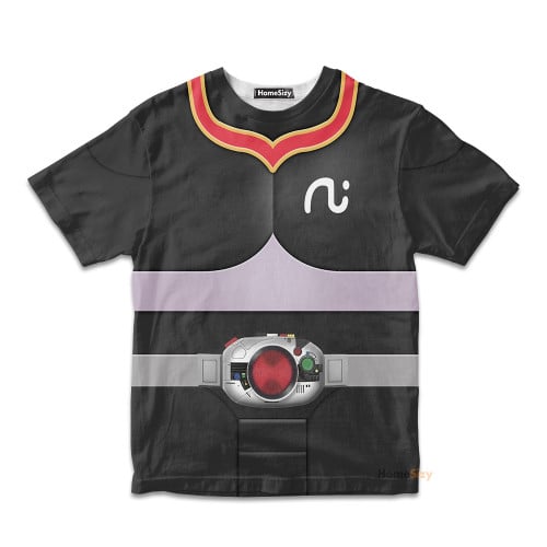 3D Kamen Rider ZKack RX Custom Cosplay Costume Kid Tshirt QT307107