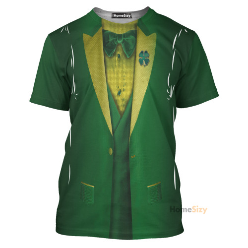 Leprechaun - Luck of the Irish Funny Costume Cosplay - 3D Tshirt