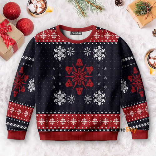 Star Wars Empire Snowflakes - Christmas Gift For Fans - 3D Ugly Christmas Sweater