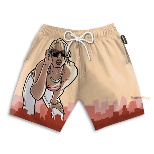 GTA San Andreas Gameplay Funny Cosplay Costume - Beach Shorts