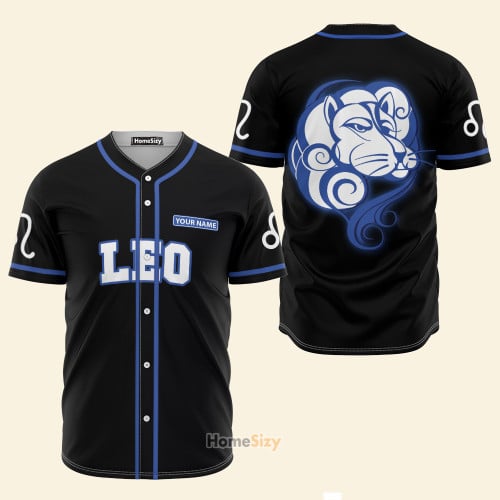 Custom Name Leo Great Zodiac Z13 - Personalized Baseball Jersey