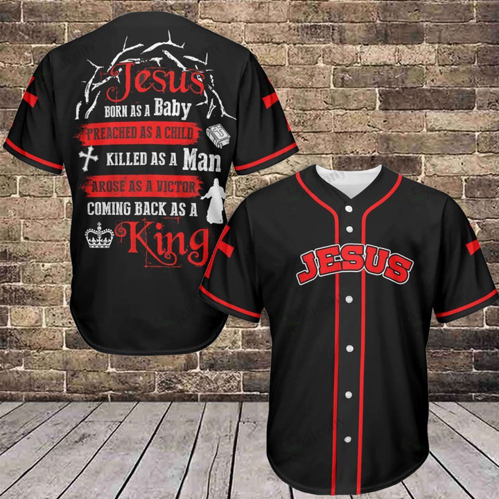 Jesus King Baseball Jersey 419