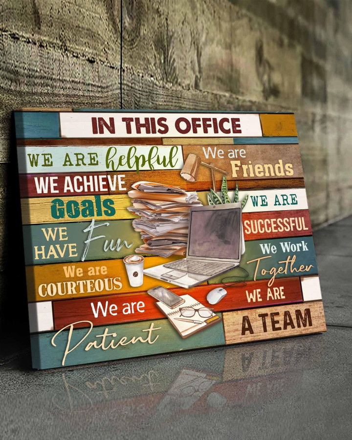 BENICEE Work officer in this office Wall Art Canvas