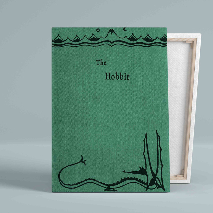 The Hobbit Poster Canvas, Book Cover Canvas, Wall Art Canvas, Gift Canvas