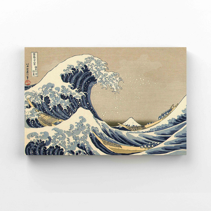 Under The Wave Off Kanagawa Canvas, Wave Canvas, Wall Art Canvas, Painting Canvas, Gift Canvas