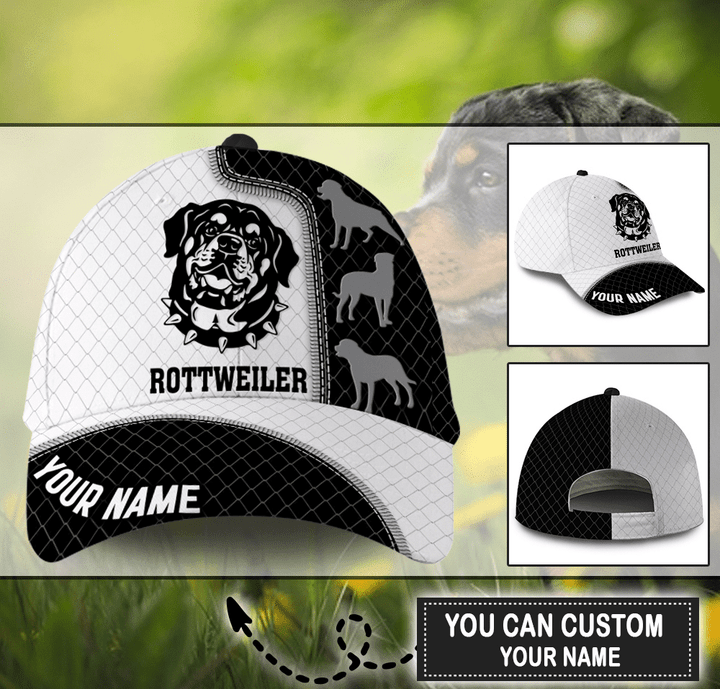 Personalized Custom Name BaW Rottweiler Cap HYL106038Pb
