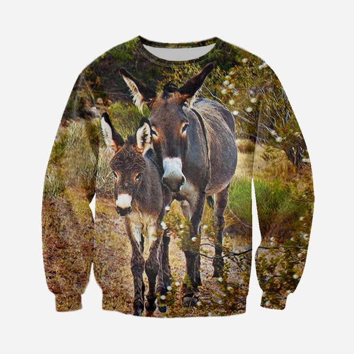 3D All Over Printed Donkey Clothes