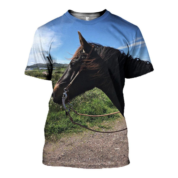 3D All Over Printed Custom Horse Tops