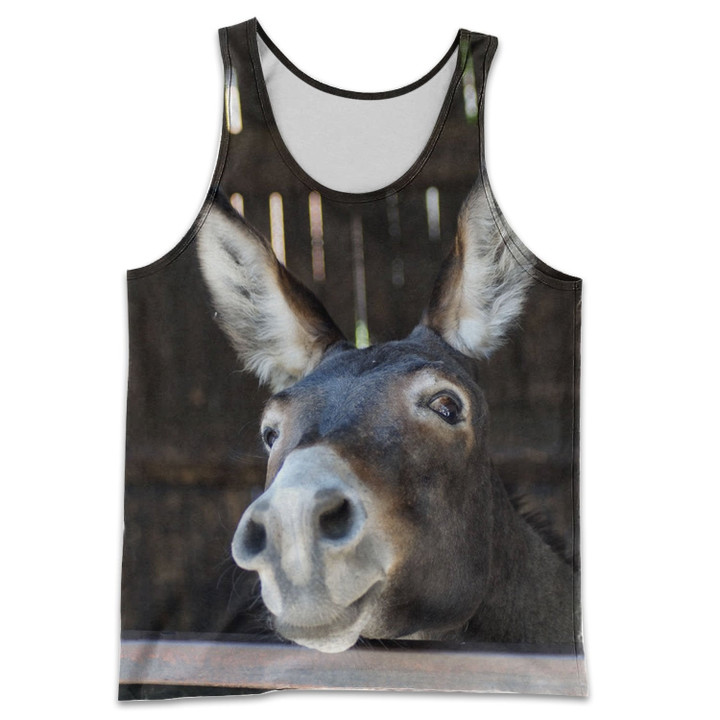 3D All Over Printed Donkey Animal Shirts and Shorts