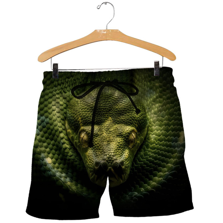3D All Over Printed Snake Art Shirts and Shorts