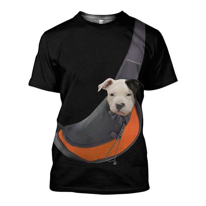 3D All Over Printed Bull Terrier Shirts and Shorts