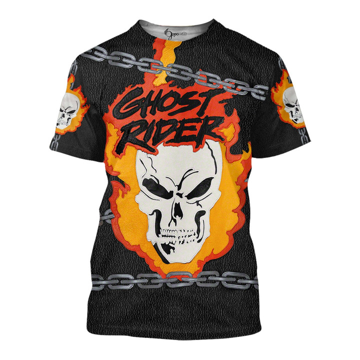 Ghost Rider 3D All Over Printed Shirt For Men & Women