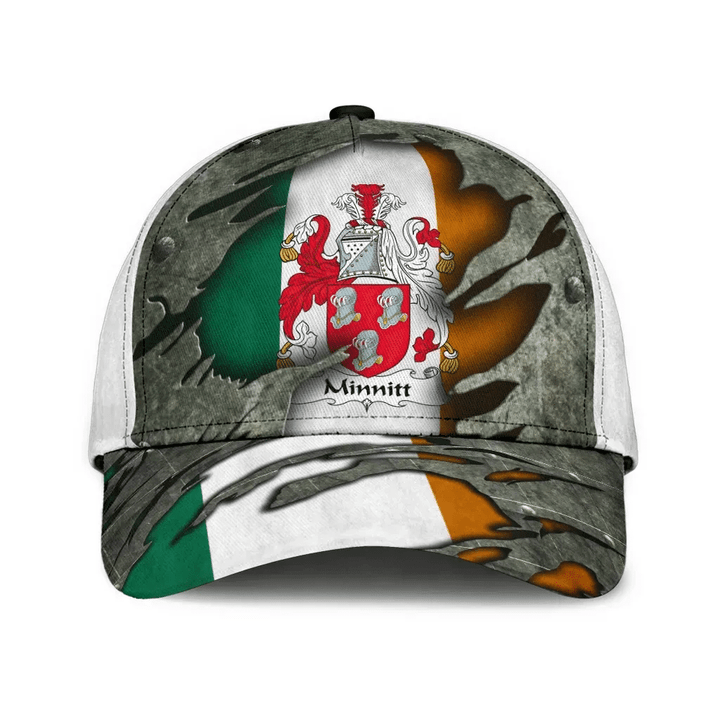 Minnitt Coat Of Arms - Irish Family Crest Classic Cap 3D