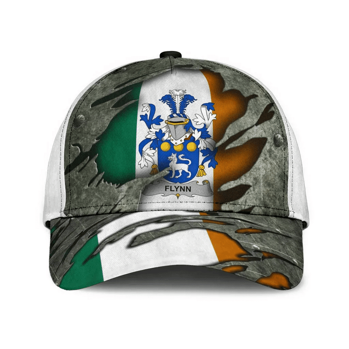 Flynn Coat Of Arms - Irish Family Crest Classic Cap 3D