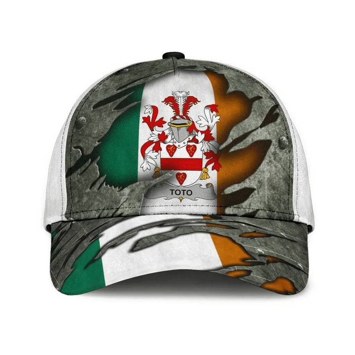Toto Coat Of Arms - Irish Family Crest Classic Cap 3D