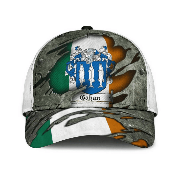 Gahan Coat Of Arms - Irish Family Crest Classic Cap 3D