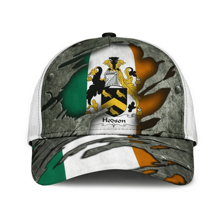 Hodson Coat Of Arms - Irish Family Crest Classic Cap 3D