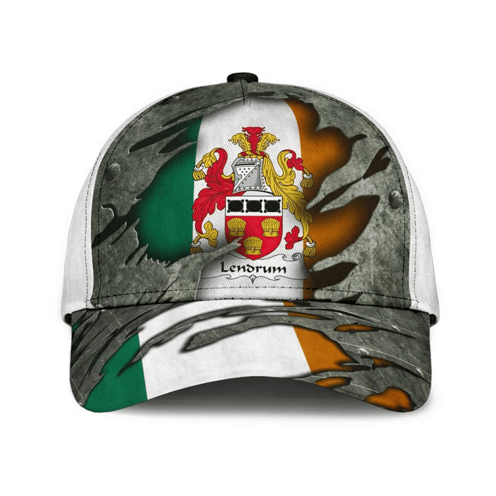 Lendrum Coat Of Arms - Irish Family Crest Classic Cap 3D
