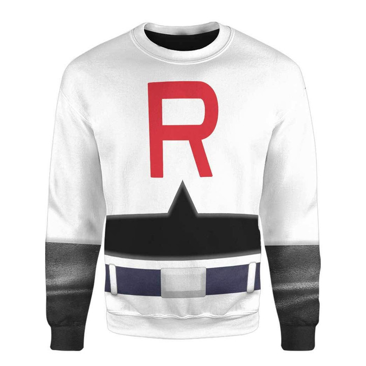 3D Anime Pokemon Team Rocket Custom Sweatshirt