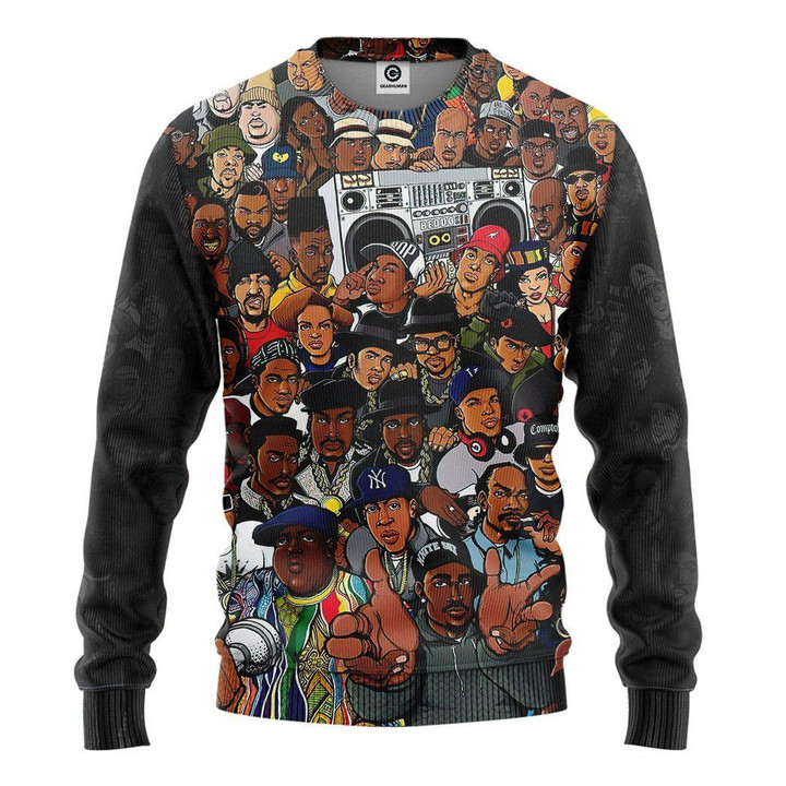 3D Best Rapper of Hiphop Custom Sweatshirt Apparel