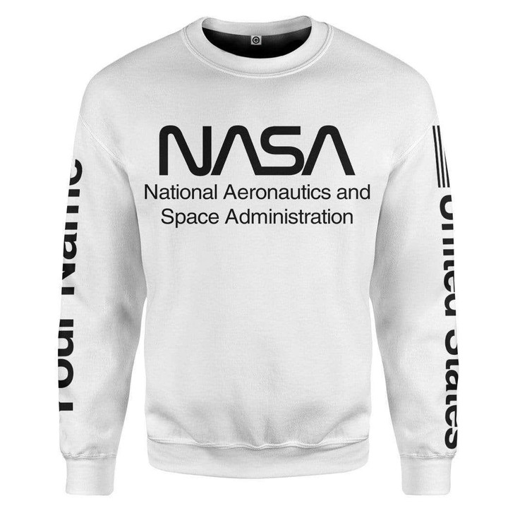 3D Nasa Custom Name Sweatshirt Apparel