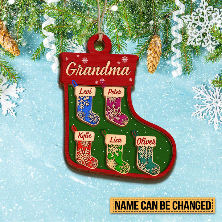 Personalized Grandma Christmas Ornament