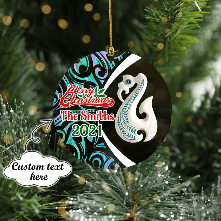 Personalized Manaia Christmas Ornament
