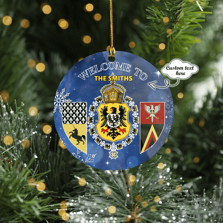 Personalized Germany Christmas Ornament