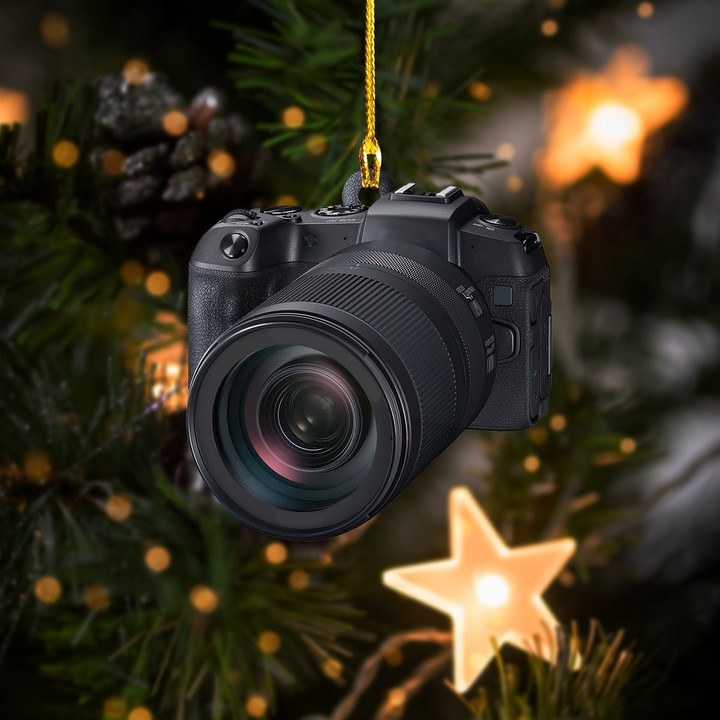 Camera Christmas Ornament