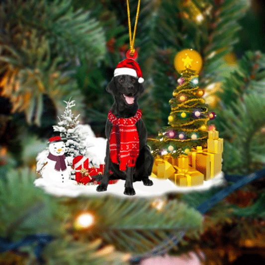 Labrador Retriever Christmas Ornament 2